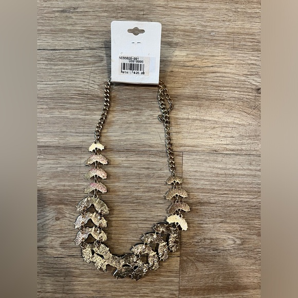 NWT, Icon Collection, Navy Blue, 18in set necklace and earrings - Picture 2 of 4